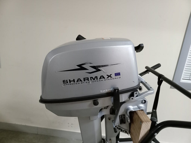 2х-тактный лодочный мотор SHARMAX SM9.8HS Б/У Все регионы - изображение 2